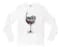Innikki Plan - Wine Men/Unisex Long Sleeve Sweatshirt in White Color